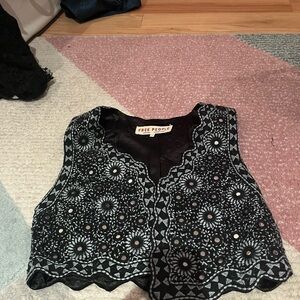 Free People Mirrored Mini Vest